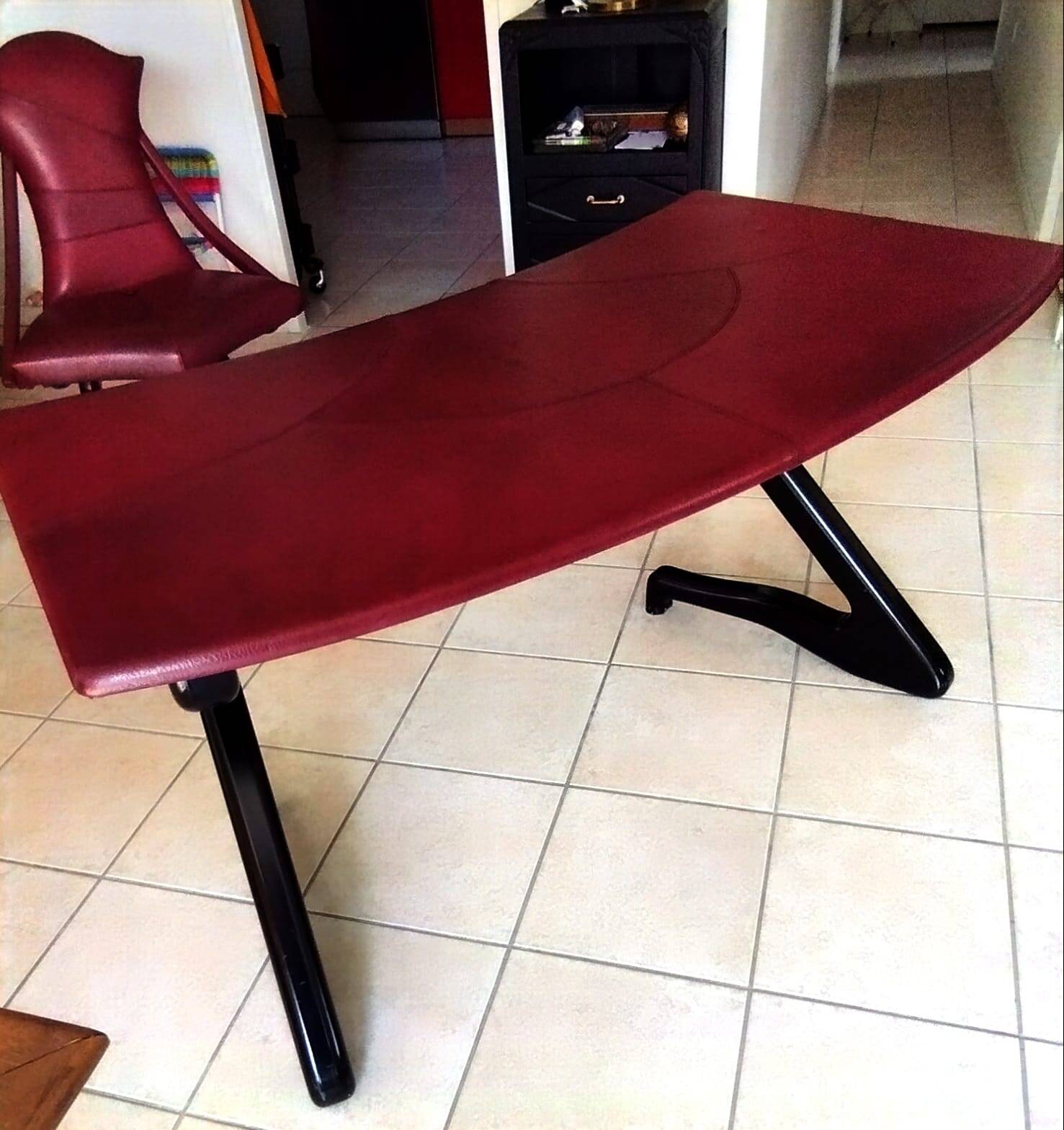 Desk and chairs franck poyeton