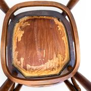 Set of six Authentic antique bentwood chairs, Antonio Volpe