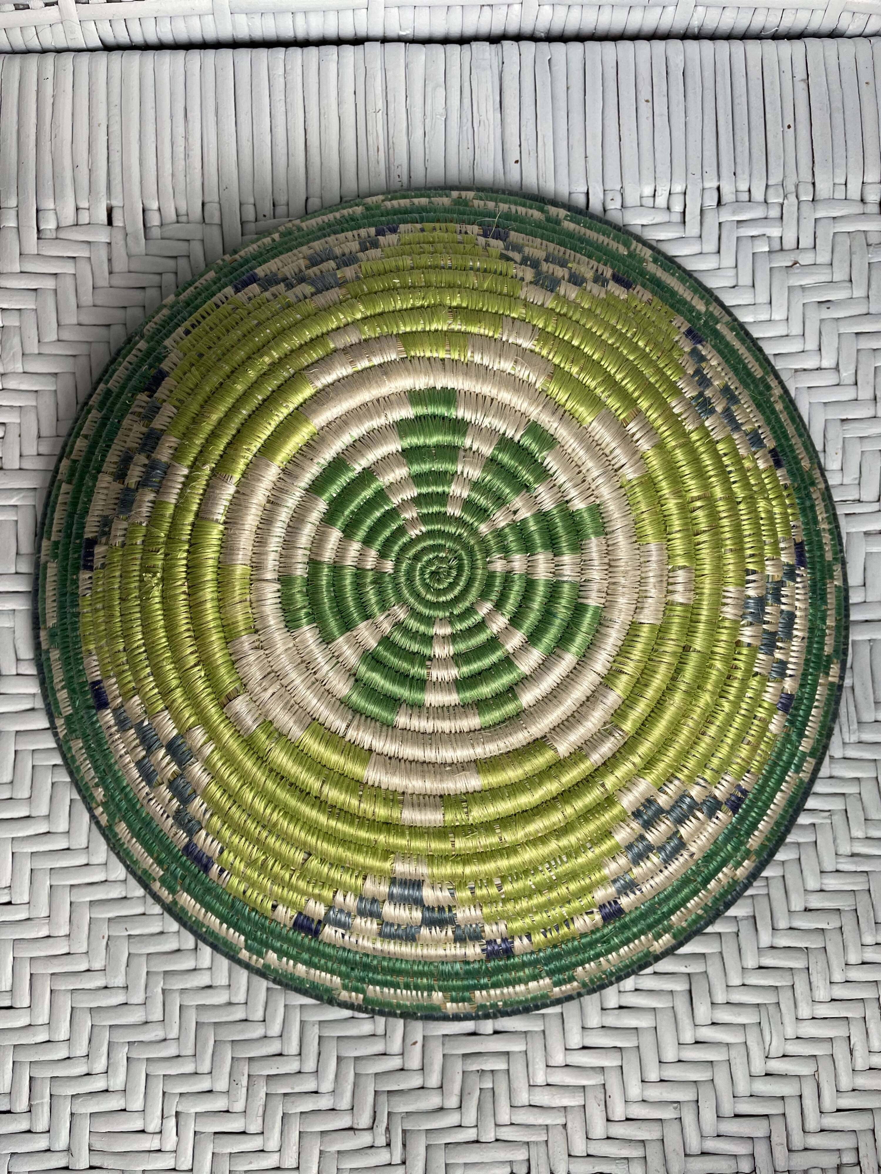 African spiral fruit basket