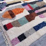 Authentic Moroccan wool rug handwoven, 250x150 cm