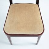 Thonet highback velvet chairs no 567 by Otto Prutscher