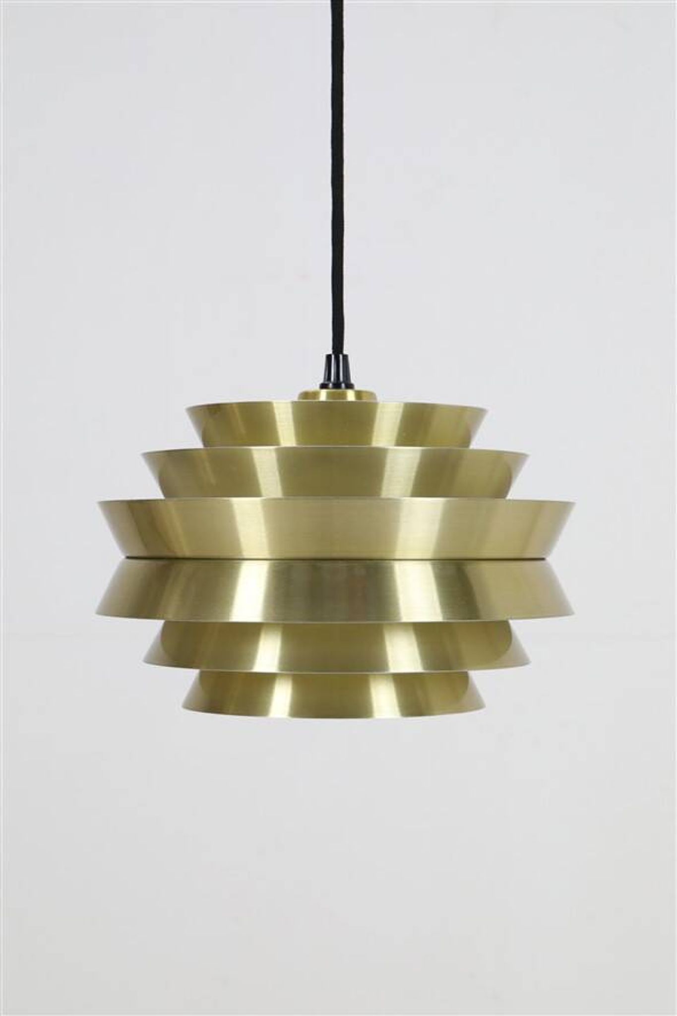 Granhaga / Carl Thore “Trava” pendant lamp 25 cm / brass / gold / aluminum / mid-century modern design / 1970s