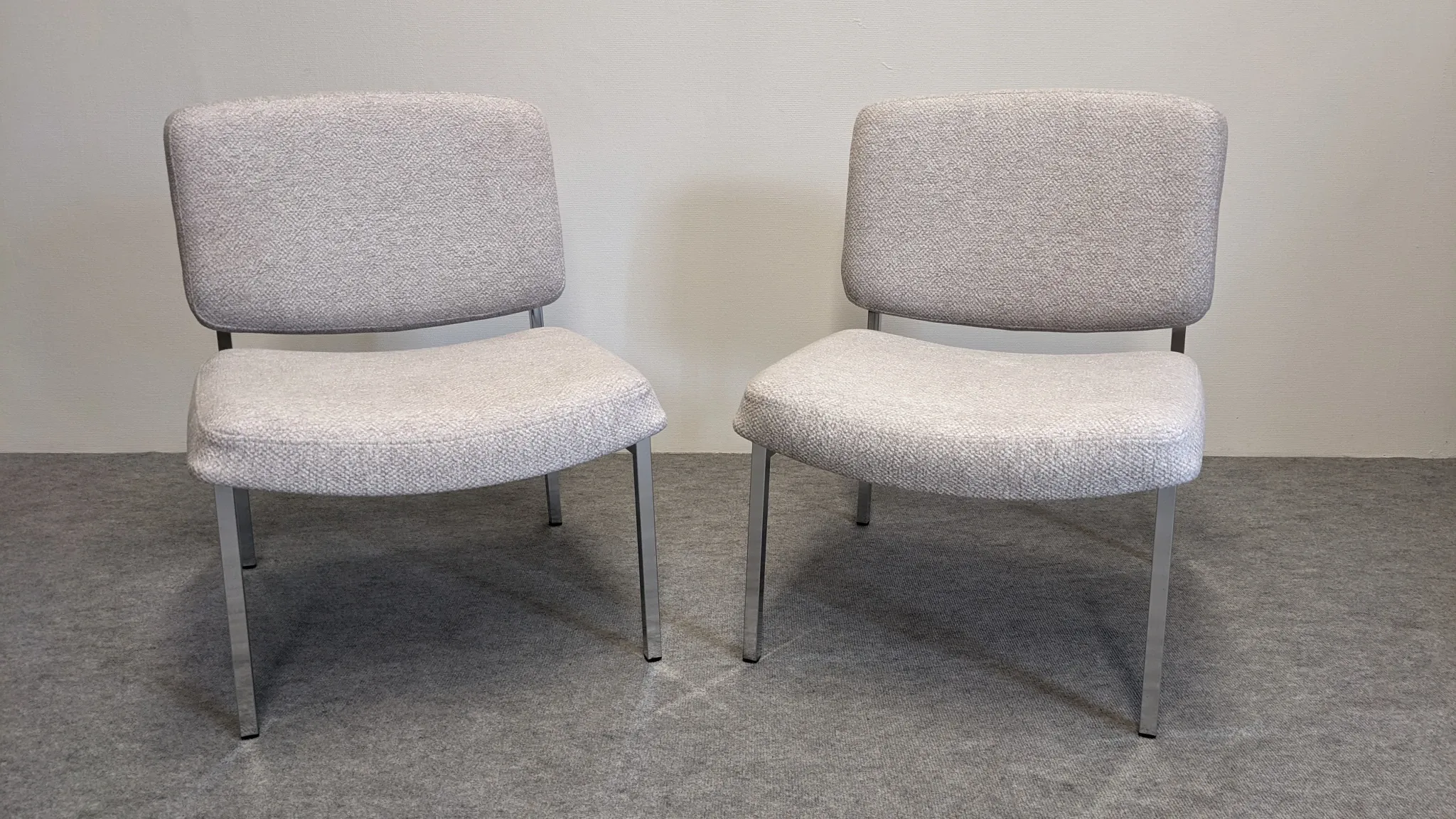 Pair of modernist armchairs, France circa 1970