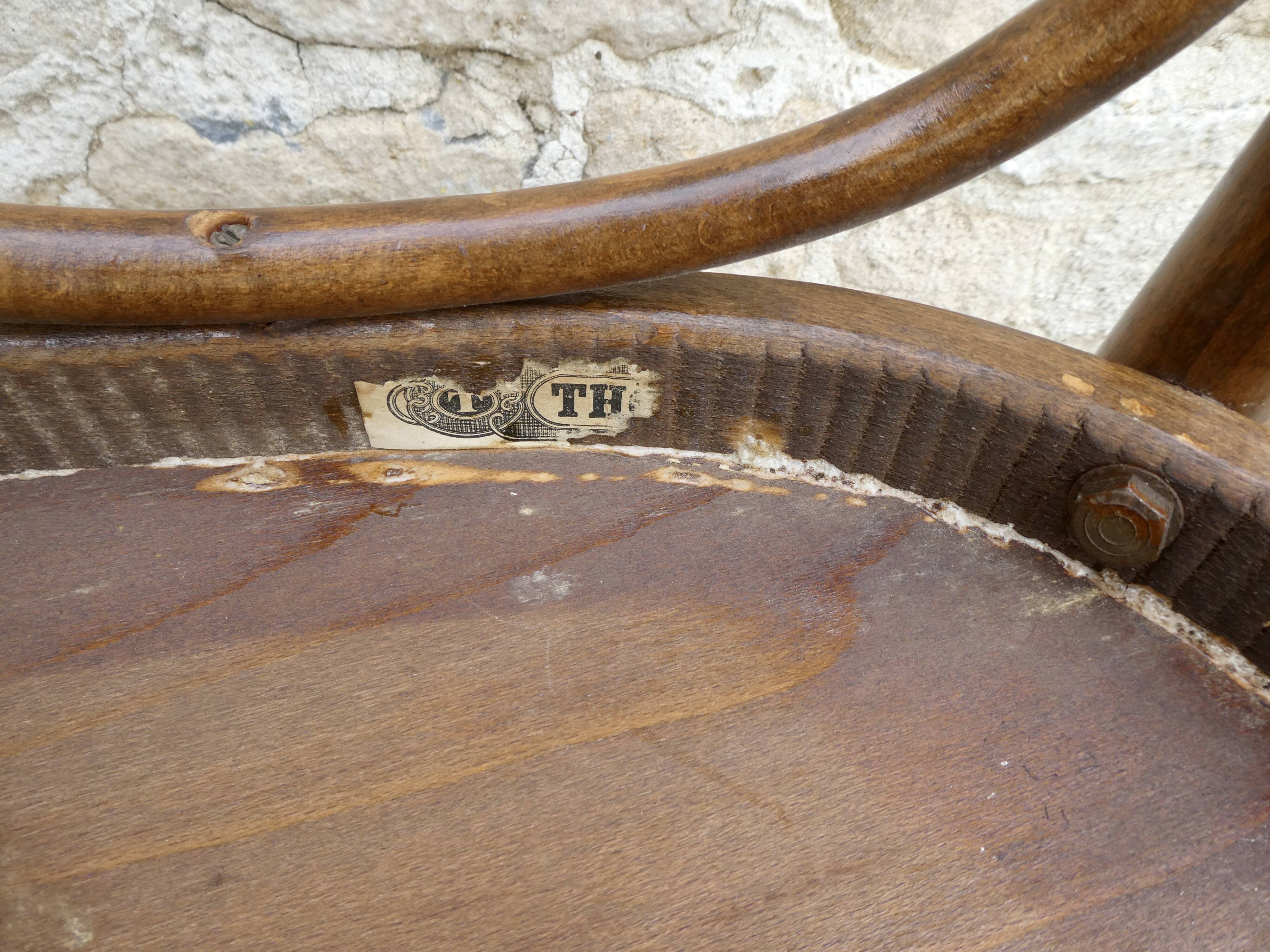 Pair of chairs bistrot Thonet