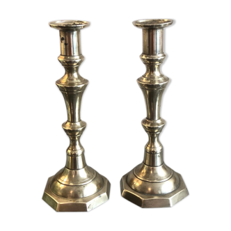 Couple of brass candlesticks