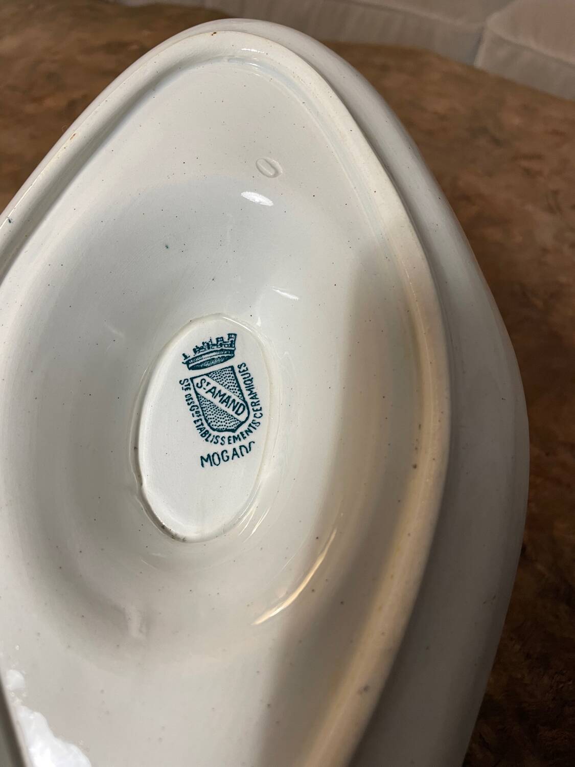 Saucière vintage St Amand modèle Mogador