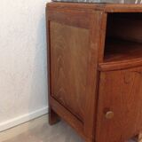 Chene bedside table / vintage 50-60s