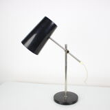 Mid-century black table lamp, 1970's.