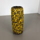 Pottery Super Yellow Color Fat Lava Multi-Color Vase Scheurich WGP, 1970s