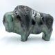 Ceramic bison by Kurt Tschorner