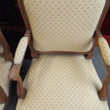 Pair of Louis XVI style armchairs