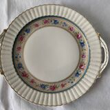 Dessert service 10 plates and a Bernardaud Limoges porcelain cake dish