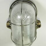 Glass and Bakelite wall light from the 1950s.