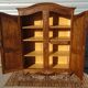 solid walnut wardrobe in Louis XV style