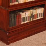 Globe Wernicke Library in Mahogany with 3 pieces and a small cabinet.