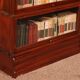 Globe Wernicke Library in Mahogany with 3 pieces and a small cabinet.