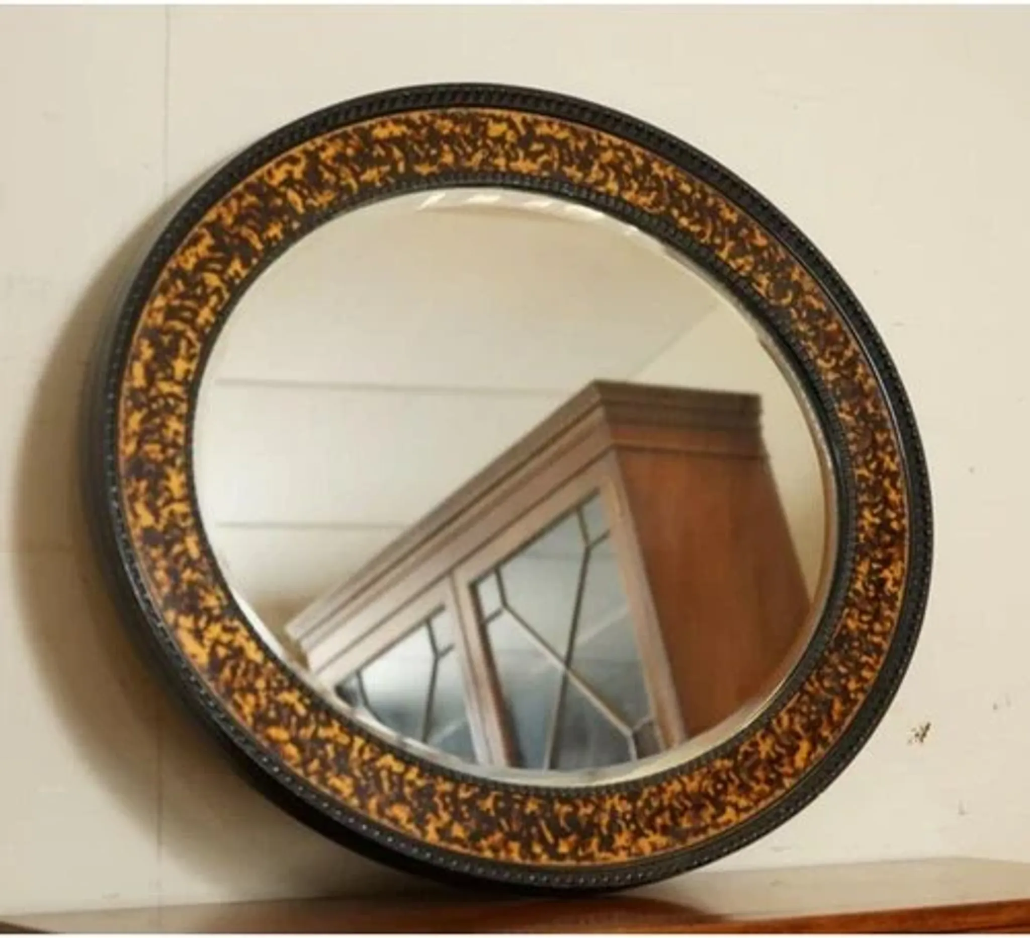 Vintage Oval Wall Mirror in the style of William Yeoward