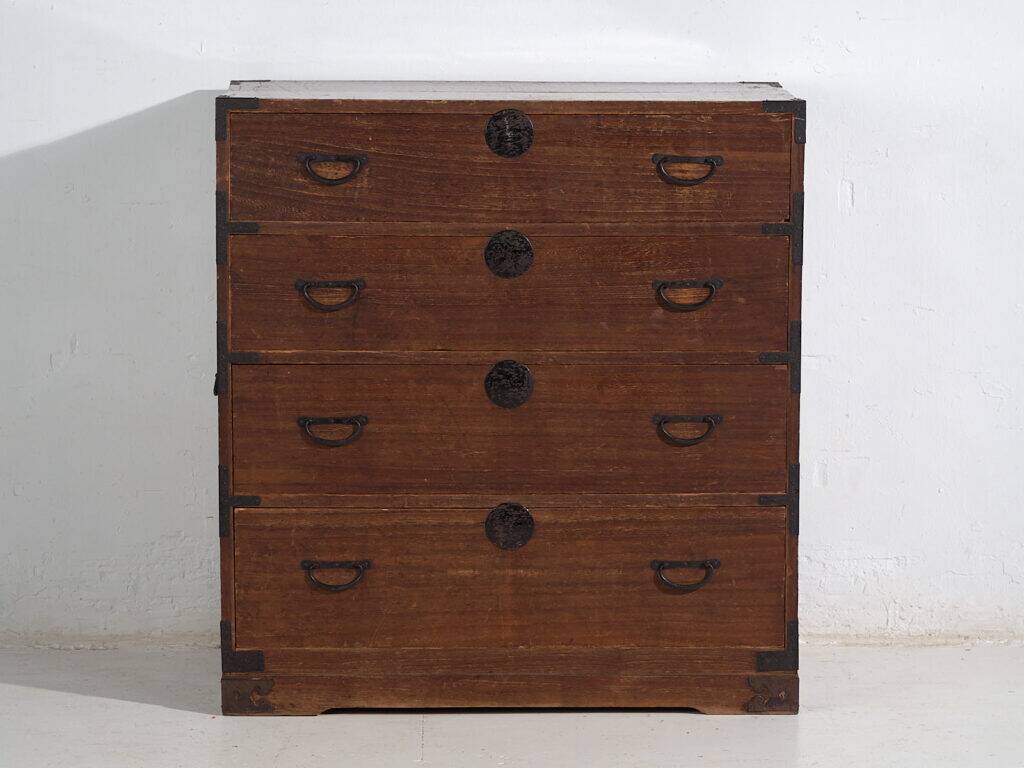 Commode Tansu japonaise – Période Meiji / Taishō (c.1868-1926)