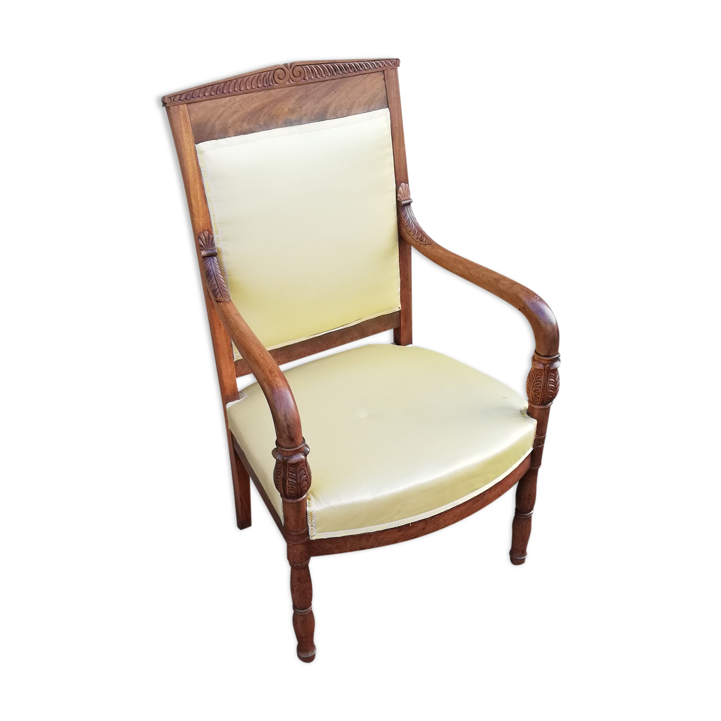 Walnut dining chair