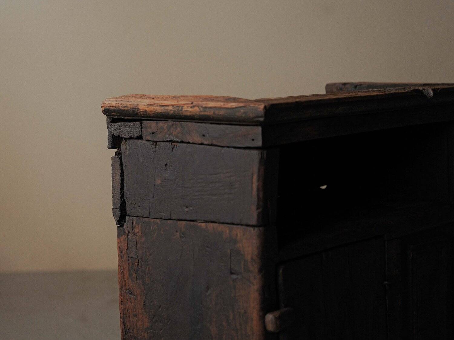 Mountain furniture in solid wood, Folk Art, 19th century