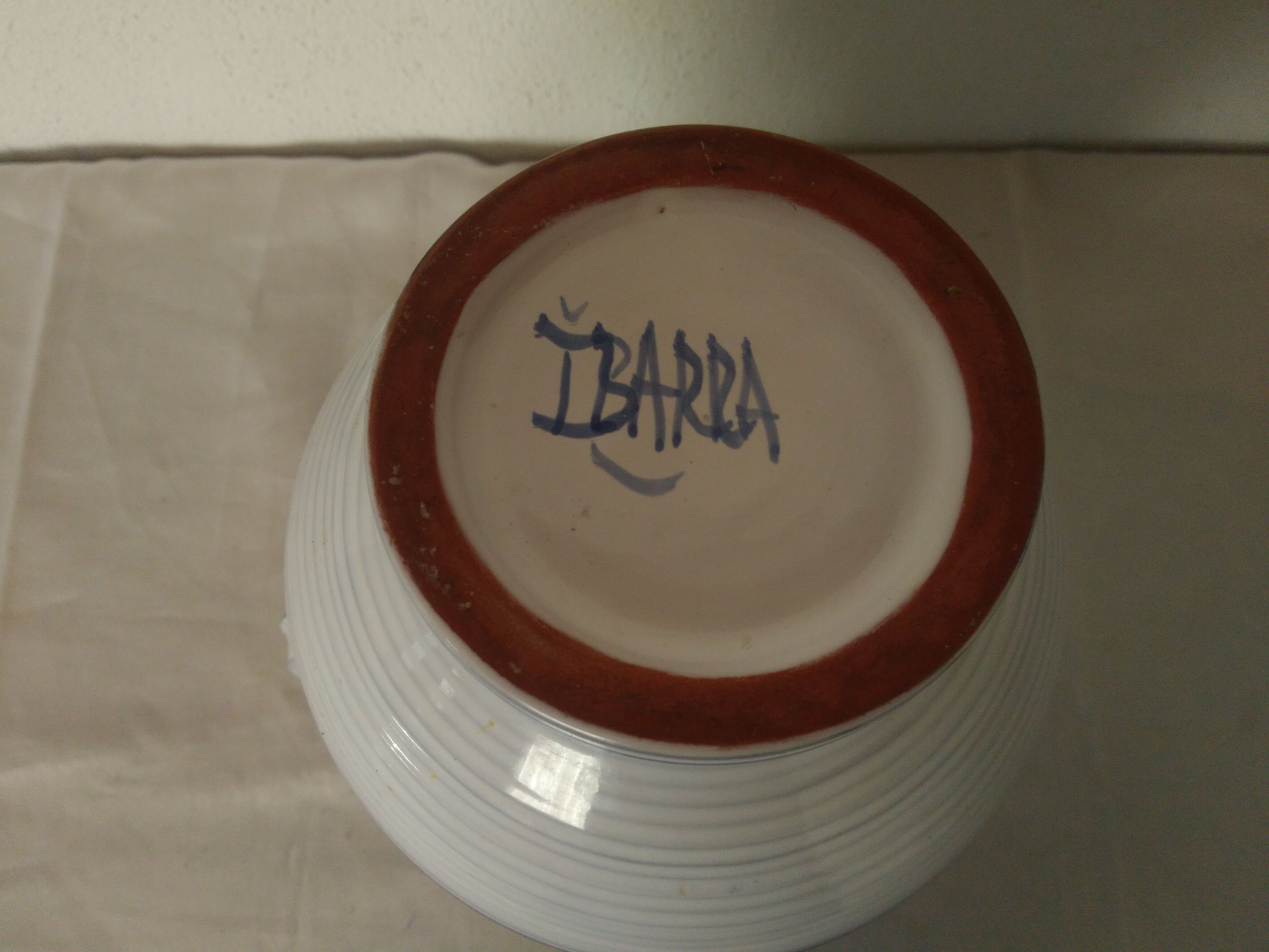 Ceramic pitcher pot by Ibarra