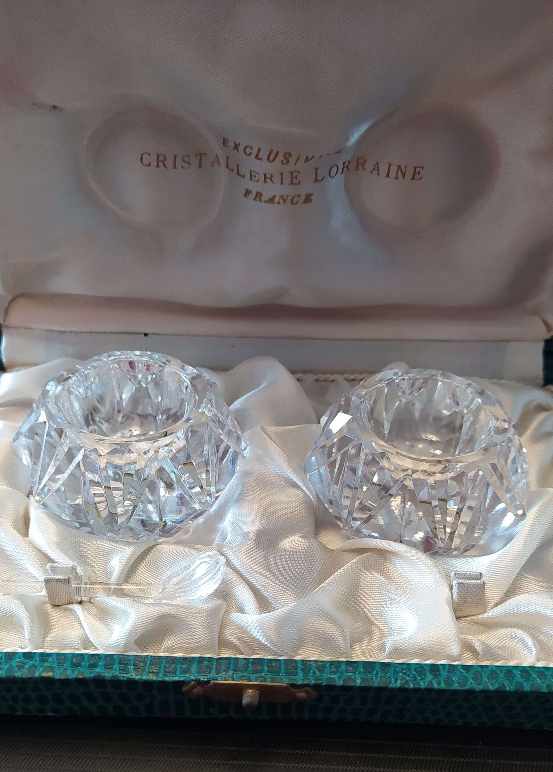 Ancient crystal salerons of Lorraine