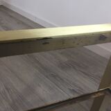 Table brass and glass Mara