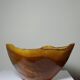 Large olive wood bowl Riviera brutalist craftsmanship circa 1950