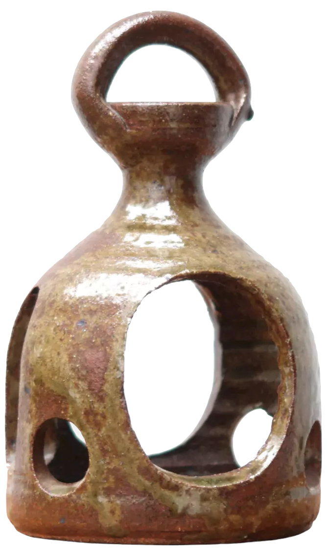 Sandstone lantern candle holder, 60s