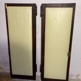 Paire de portes anciennes miroir