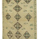 1960s handmade oriental beige rug 154 cm x 247 cm