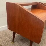 Pair of Scandinavian teak bedside tables from the 60s-70s