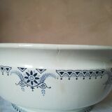 Saladier in Lunéville earthenware