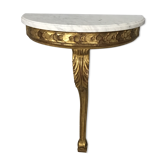 Console wooden golden 1960