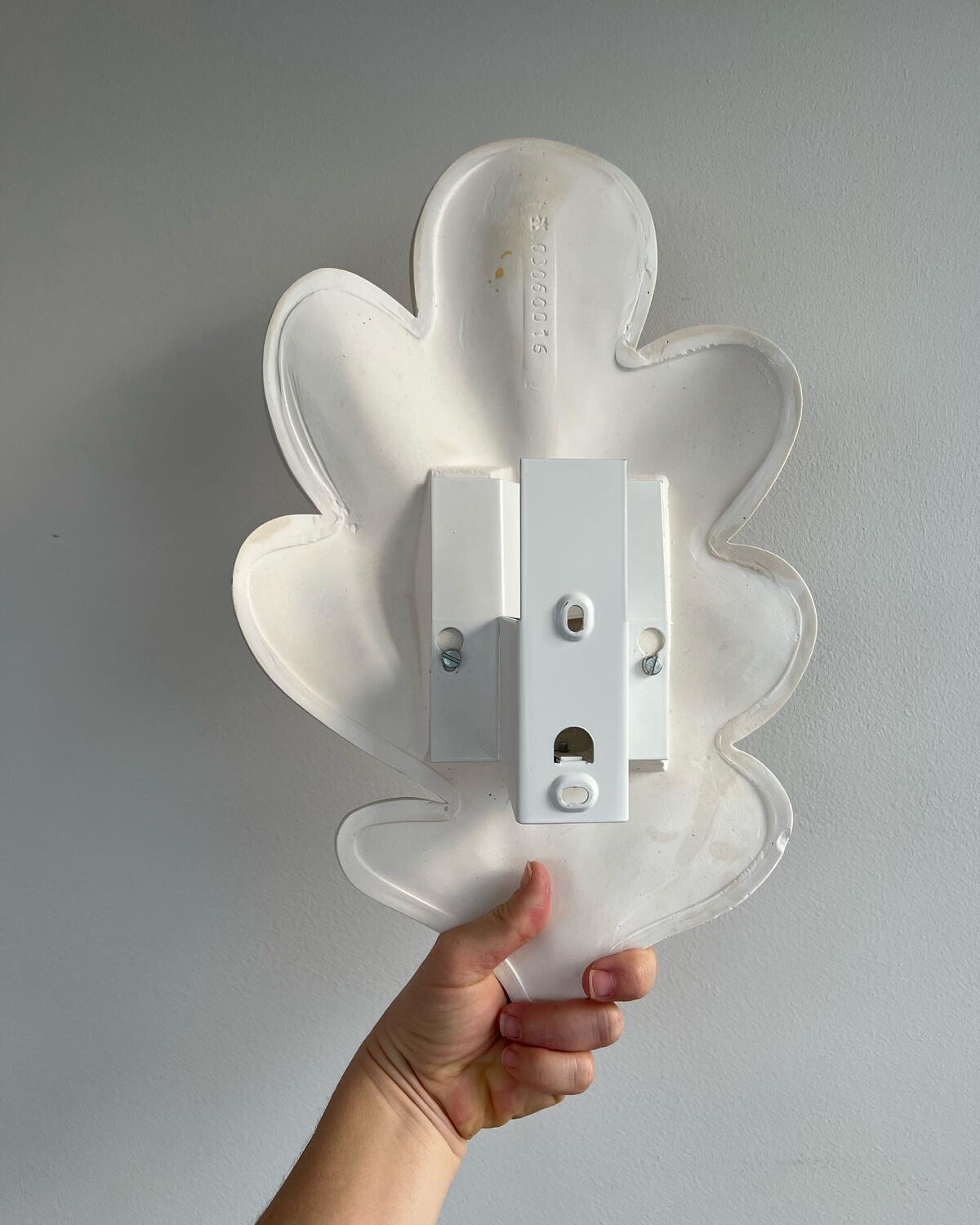 Plaster wall lamp