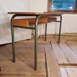 Table desk double school desk 1960