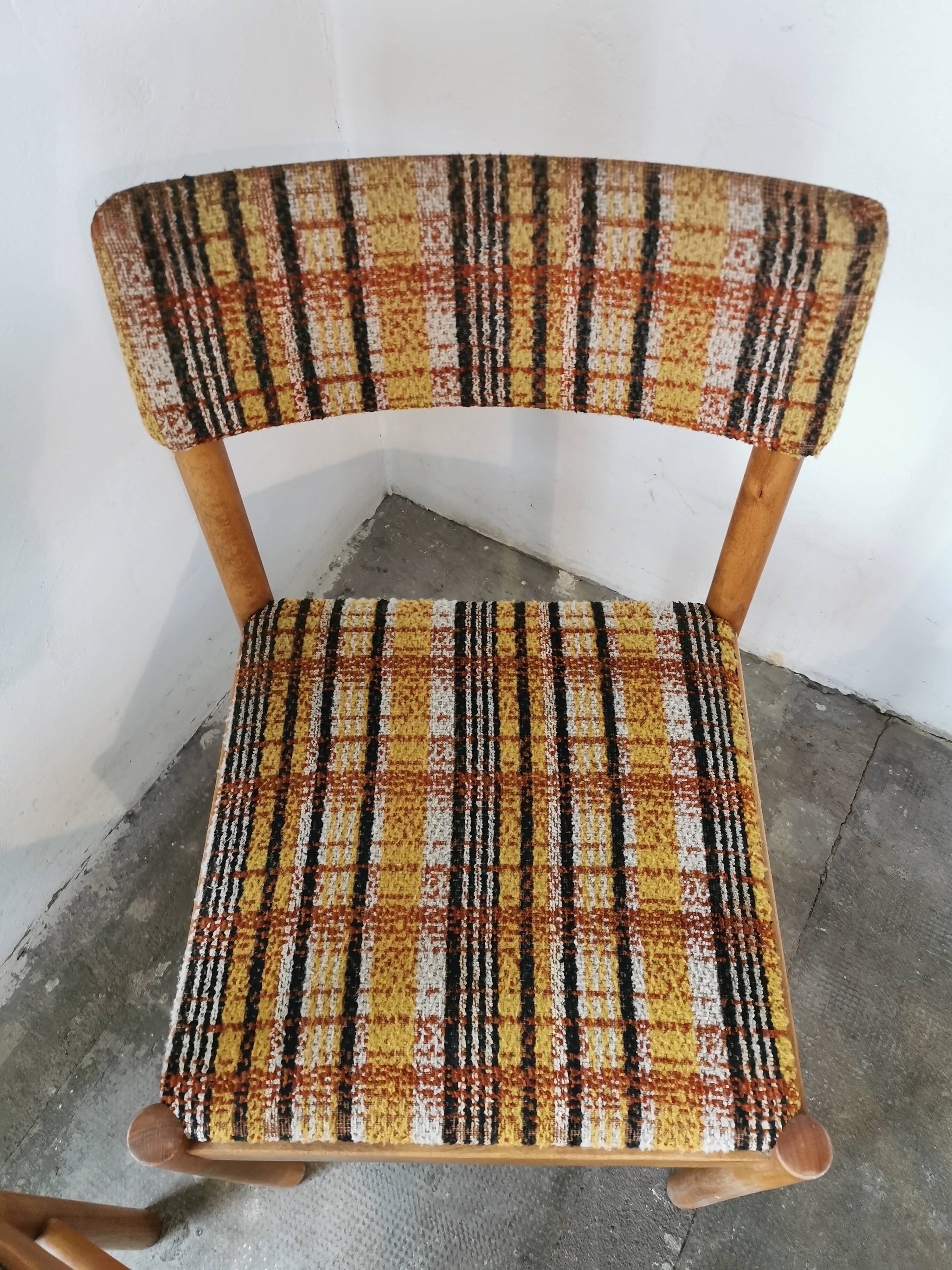 Set of 4 Baumann chairs, 70s