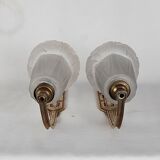 Pair of Art Deco period wall lamps