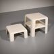 Space Age side tables GATTI by Mario Bellini for C&B Italia, set of 4