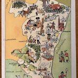 Reserved Marie-Eve - Set of 4 illustrated cards