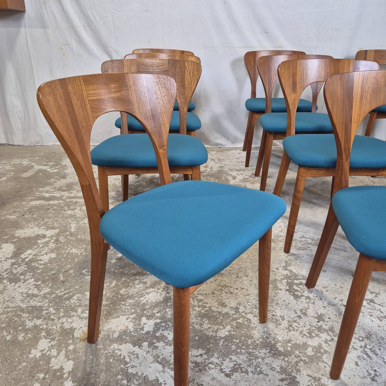 Niels Koefoed 'Peter' Danish chairs vintage