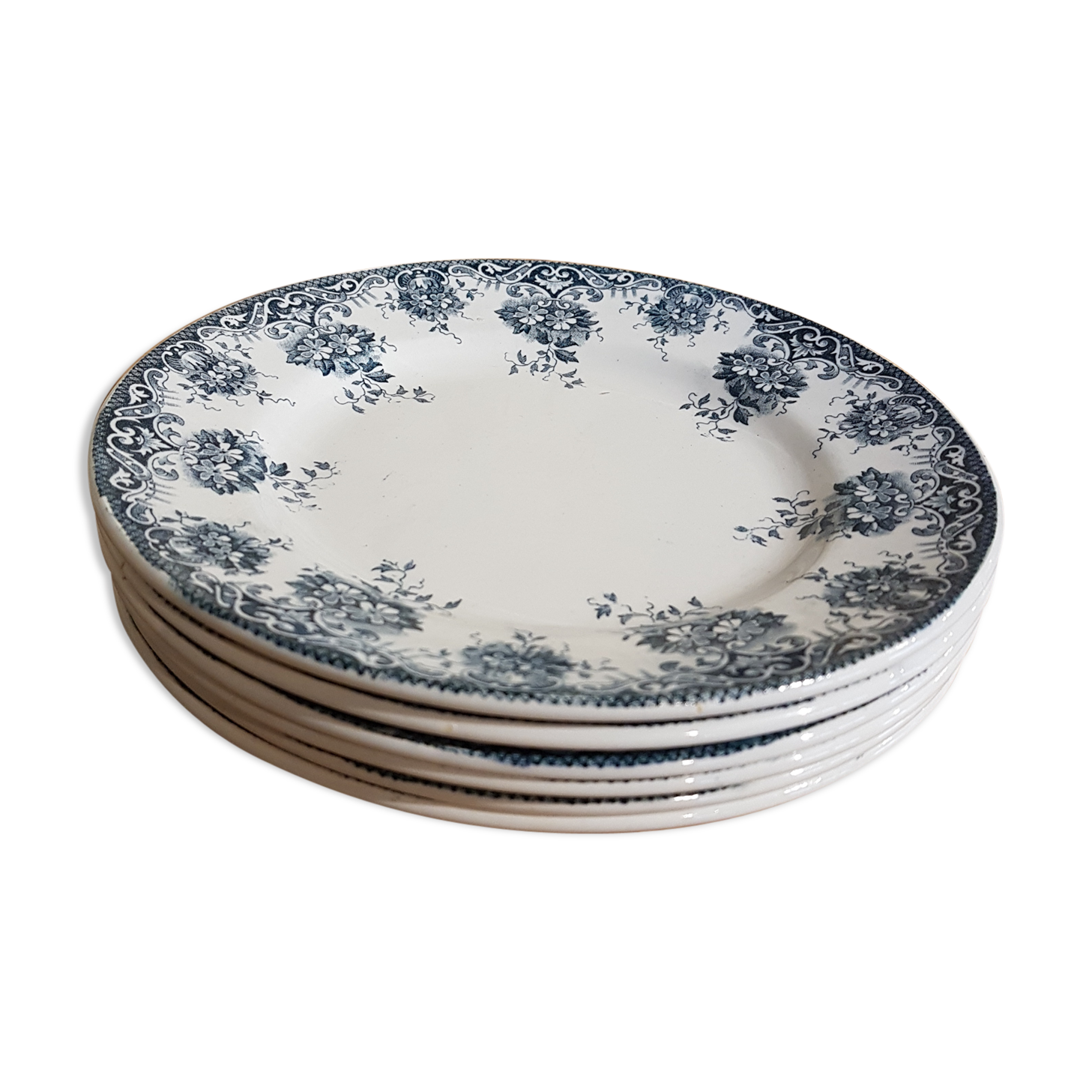 Lot of 6 plates