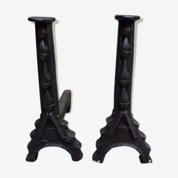 Pair of wrought iron channels