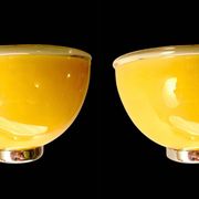 Pair of Murano glass wall lights by Vistosi for Artemide, Italy 1980.