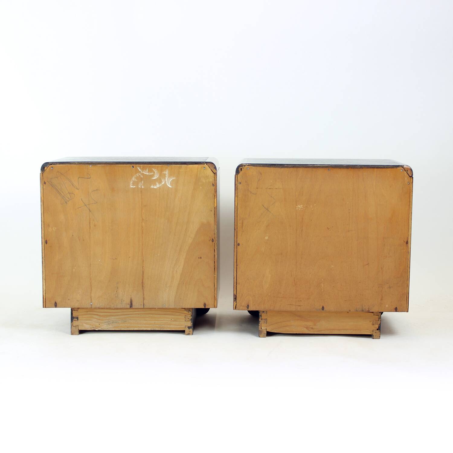 Pair Of Czechoslovak Modernist Bedside Tables, Circa 1935