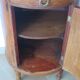 Small chest of drawers - Half-moon table - Louis XVI style - Elm burr veneer - Pla