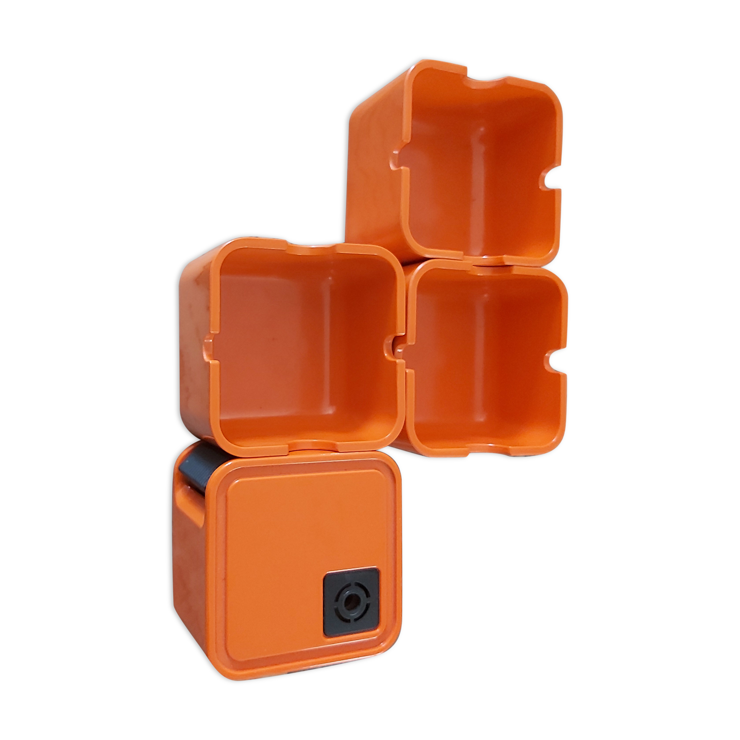 Set of ashtrays and lighter Quadro Set Consul 70s