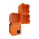 Set de cendriers et briquet Quadro Set Consul années 70
