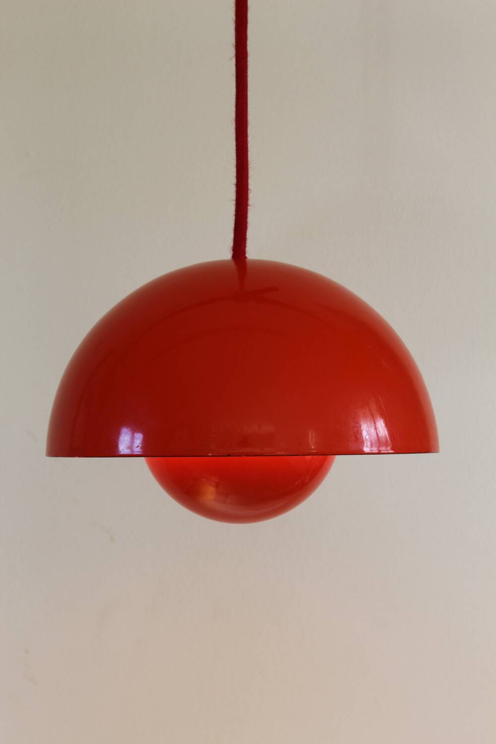 Flower Pot VP1 Pendant Light by Verner Panton for Louis Poulsen 1960s