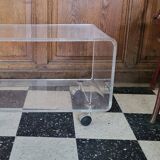David Lange Plexiglas Coffee Table / Serving Trolley
